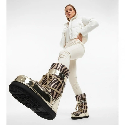 Śniegowce DONNA FABIANI - 143 02 2111 Saten Zebra