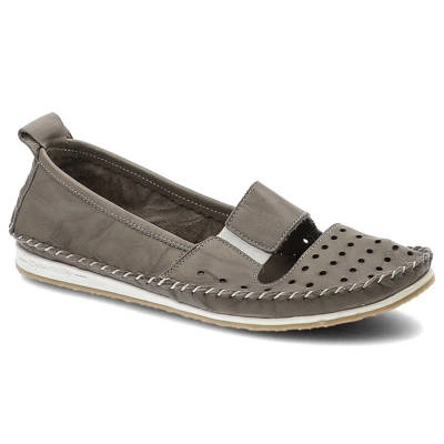 Półbuty LANQIER - 38C1156 Szary Grey