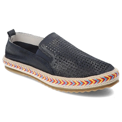 Espadryle LANQIER - 42C1965 Granatowy