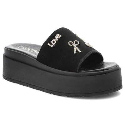 Klapki CHEBELLO - 4600_-034-000-PSK-S370 Czarny