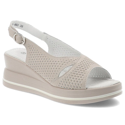 Sandały S.BARSKI - LR51-660 Beige