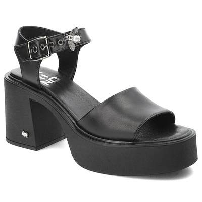 Sandały KARINO - 5059/076-P Czarny/Lico