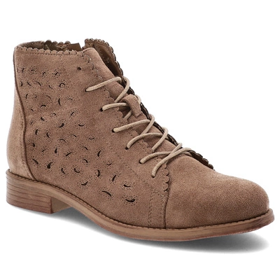 Botki S.BARSKI - HY51-185 Coffee