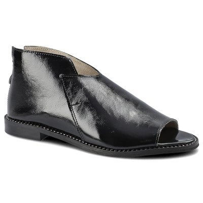 Sandały DWUNASTY SHOES 3021 Czarny Naplak