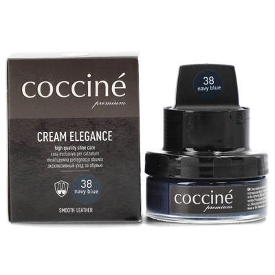 Schuhpflegecreme COCCINE - Cream Elegance/Dunkelblau 38