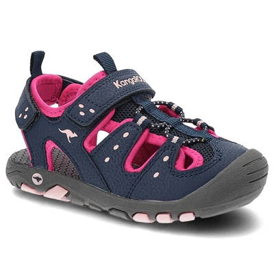 Sandalen KANGAROOS - 18731 000 4294 K-Trek Dk Navy/Fandango Pink