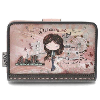 Portfel ANEKKE - 38829-902 Różowy