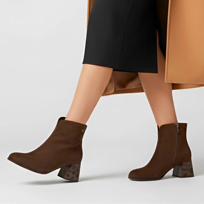 Botki MACIEJKA - K7202-02/00-8 Brąz