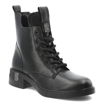 Botki VINCEZA - 66818 BK Czarny