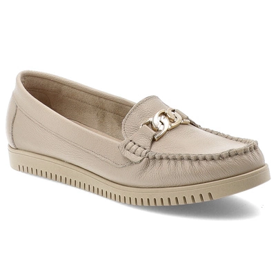Mokasyny ARMODO - 10183 V.Taupe+Zł.