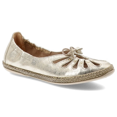 Baleriny ARMODO - 10179 Kryształ Złoto