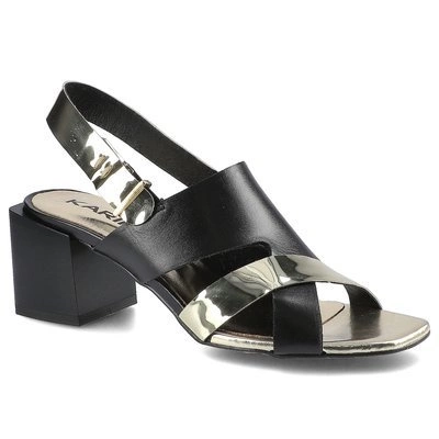 Sandały KARINO - 3474/151-P Czarny/Złoty