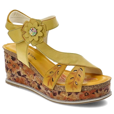 Sandały LAURA VITA - Hacdeo 22  SL14598-22 Jaune