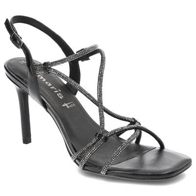 Sandály TAMARIS - 1-28332-20 012 Black Metallic