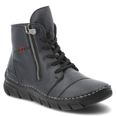 Botki RIEKER - 55034-14 Blue