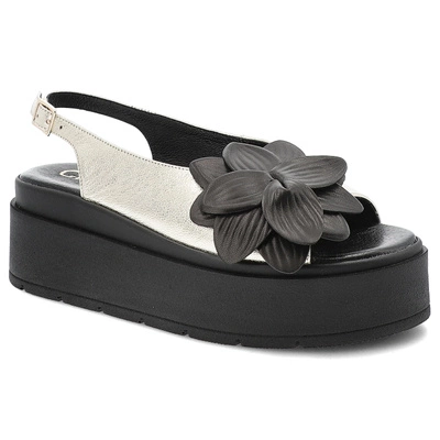 Sandały CHEBELLO - 4645_-046-000-PSK-S370 Złoty/Czarny