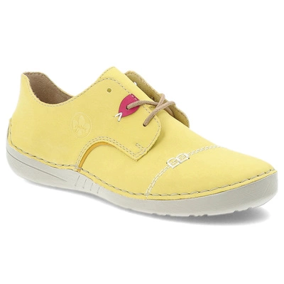 Półbuty RIEKER - 52528-68 Yellow