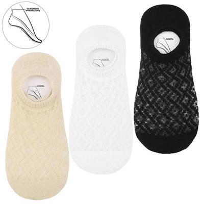 Baleriny MORAJ 3 Pary - CDB200-381 Mix Kolor