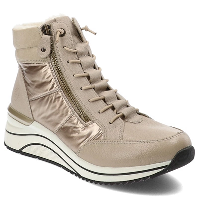 Botki REMONTE - D0T72-60 Beige Combination