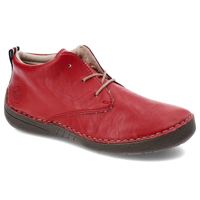 Boty RIEKER - 52522-33 Red