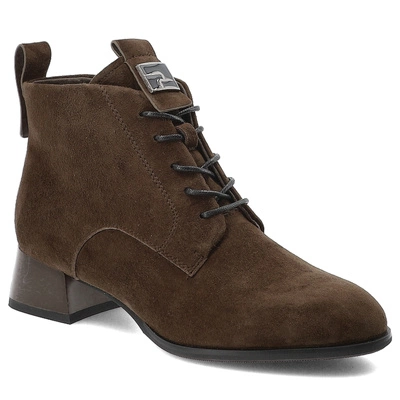 Botki VINCEZA - 66805 CA Camel/Skóra