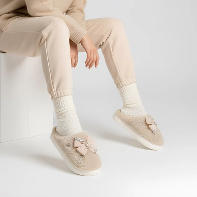 Kapcie FILIPPO - DK7480/25 BE Beżowy