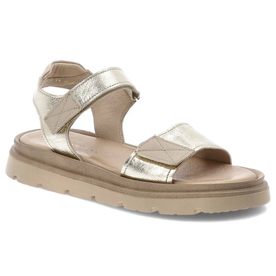 Sandały ARMODO - 40443 Kryształ Złoto+V.Taupe