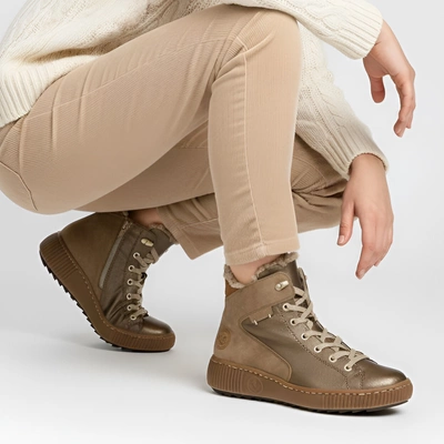 Trzewiki RIEKER - Z6614-90 Bronze