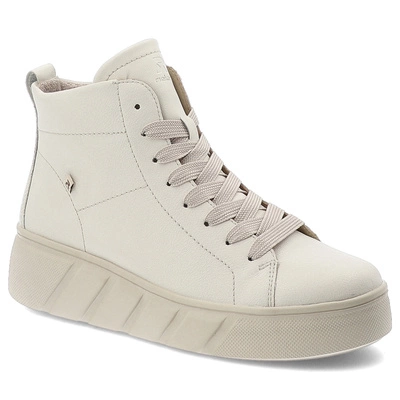 Botki RIEKER - W2661-80 White