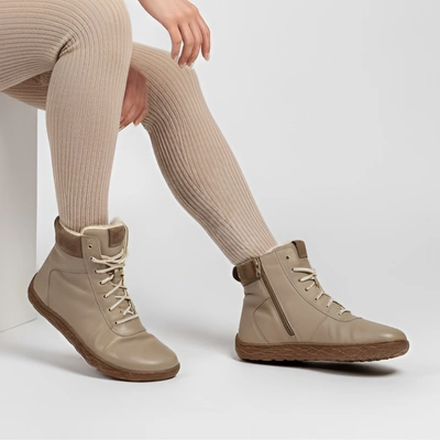 Trzewiki Barefoot WASAK - 0768 Latte Groszek