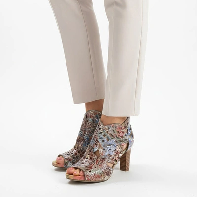 Sandały LAURA VITA - Albane 048 SL316D-4JBS Grenat