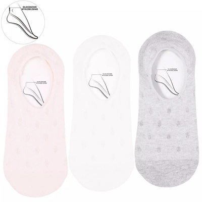 Baleriny MORAJ 3 Pary - CDB250-208 Mix Kolor