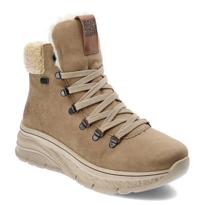Botki RIEKER - 48034-20 Beige