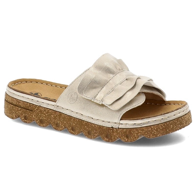 Klapki RIEKER - V8763-60 Beige