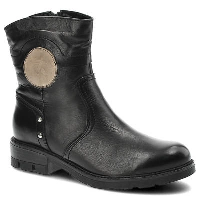 Botki KARINO - 0913/003-M Czarny