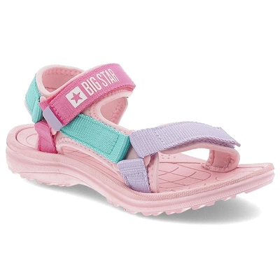 Sandały BIG STAR - RR374519 Róż