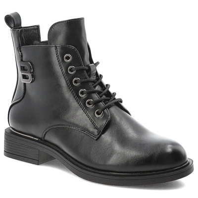 Botki VINCEZA - 58571 BK PU Czarny
