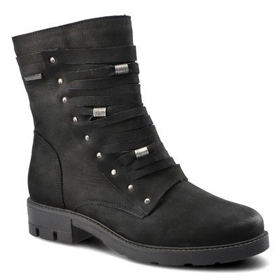 Botki POLLONUS - 5-1110-007 Czarny Samuel