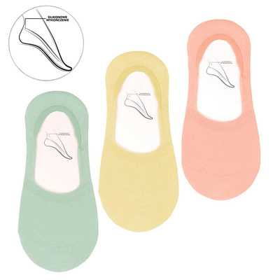 Baleriny MORAJ 3 Pary - CDB200-200-1 Mix Kolor