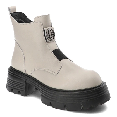 Stiefeletten FILIPPO - DBT6432/24 LT BE Jasny Beżowy