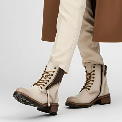 Botki VINCEZA - 58559 BE Beżowy