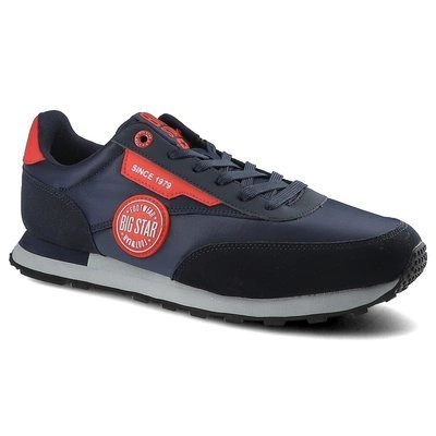 Sneakersy BIG STAR - HH174252 Granat
