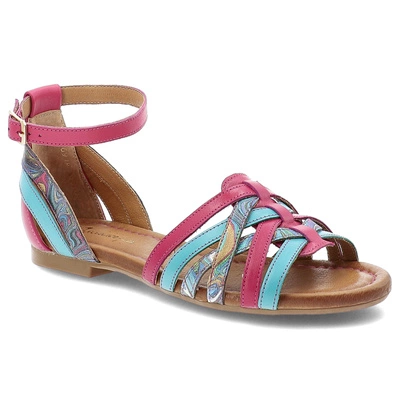 Sandały MACIEJKA - 06974-39/00-1 Róż+Niebieski