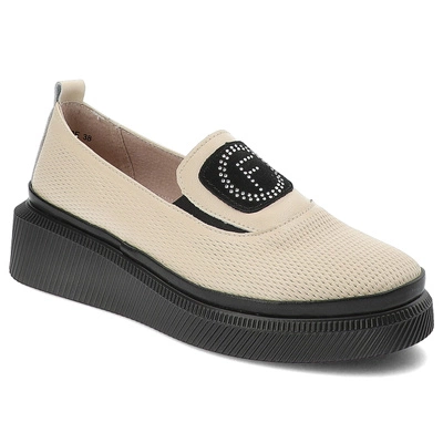 Halbschuhe FILIPPO - DP4572/24 Beige