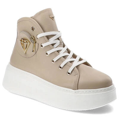 Sneakersy DAMISS - DS-763 Latte Lico