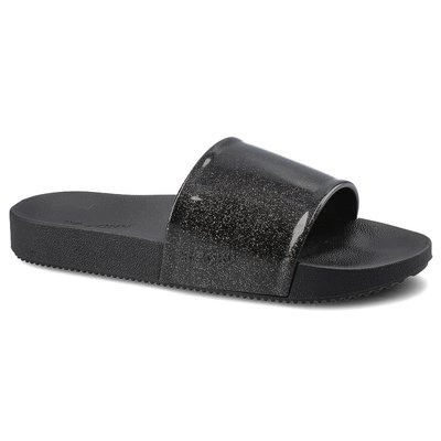 Klapki ZAXY - 17533 Czarny Brokat - DD385022