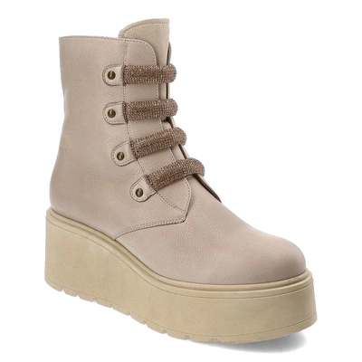 Botki ARMODO - 2725 Beż ROM480/ZI487