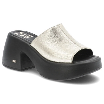 Klapki KARINO - 5349/112-P C.Złoty/Lico