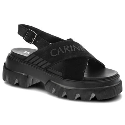 Sandalen CARINII - B8004_-H20-000-000-F17 Schwarz