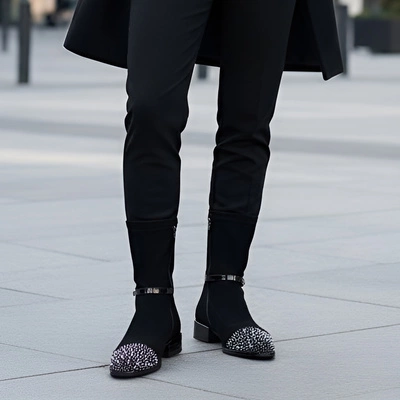 Botki S.BARSKI - MR52-165 Black